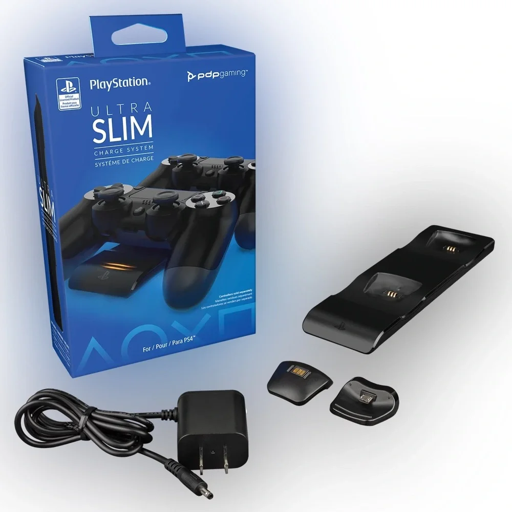 NEW Playstation 4 Black Ultra Slim Charging System